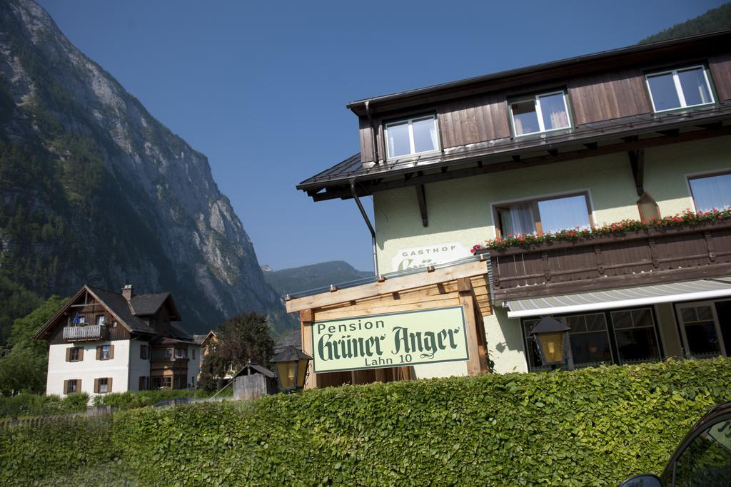 Gasthof Pension Gruener Anger Hallstatt Exterior photo